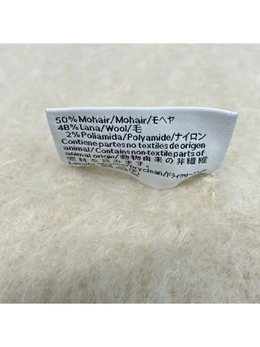 Loewe Scarf White Wool